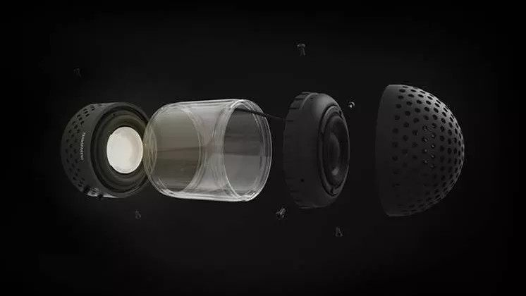 Check out this Transparent Bluetooth speaker 8 190 techweek