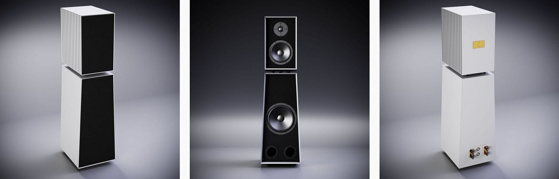 Goldmund Tethys: Double-shell handmade aluminum floorstanders 9 40 techweek 4