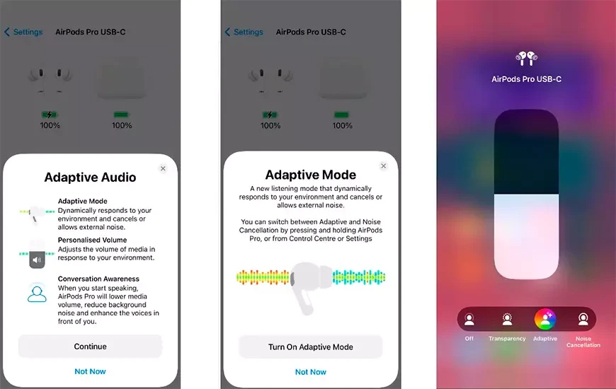 AirPods Pro 2 headphones feature Apple Adaptive Audio noise-canceling technology 8 AirPods Pro 2 headphones feature Apple Adaptive Audio noise-canceling technology