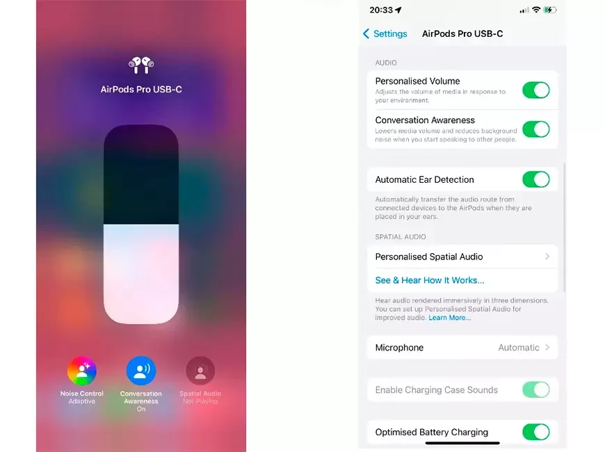 AirPods Pro 2 headphones feature Apple Adaptive Audio noise-canceling technology 10 AirPods Pro 2 headphones feature Apple Adaptive Audio noise-canceling technology