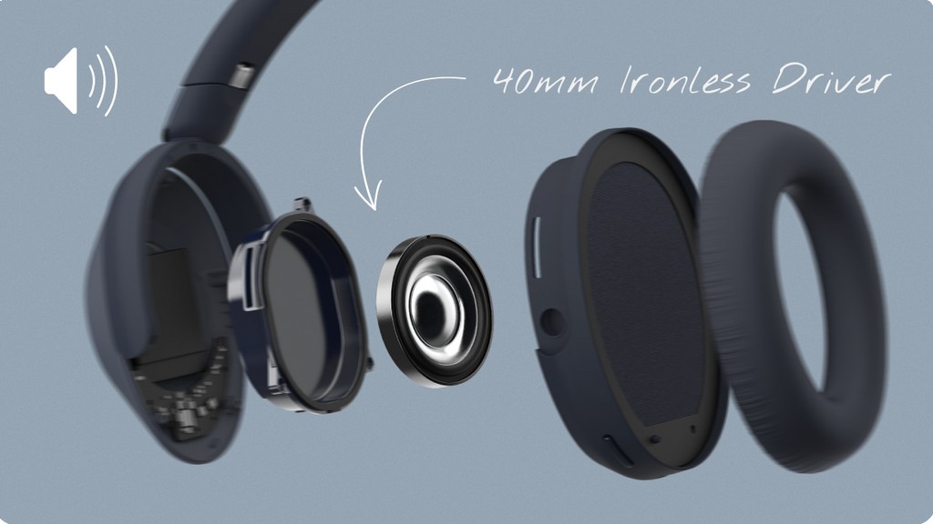 Cleer Audio Alpha: Full Size Wireless ANC Headphones 9 description image 4