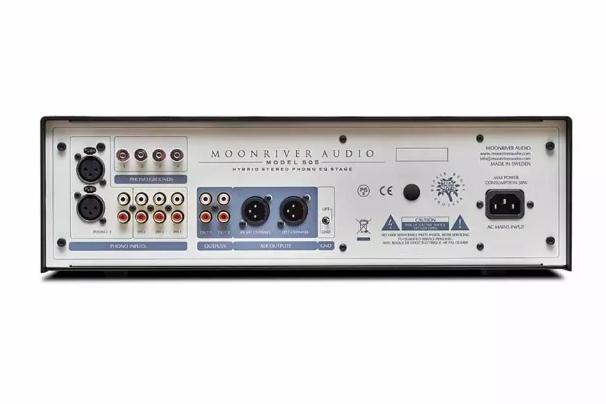 Moonriver 505: Hybrid phono stage from Sweden 10 Hybrid phono stage Moonriver 505