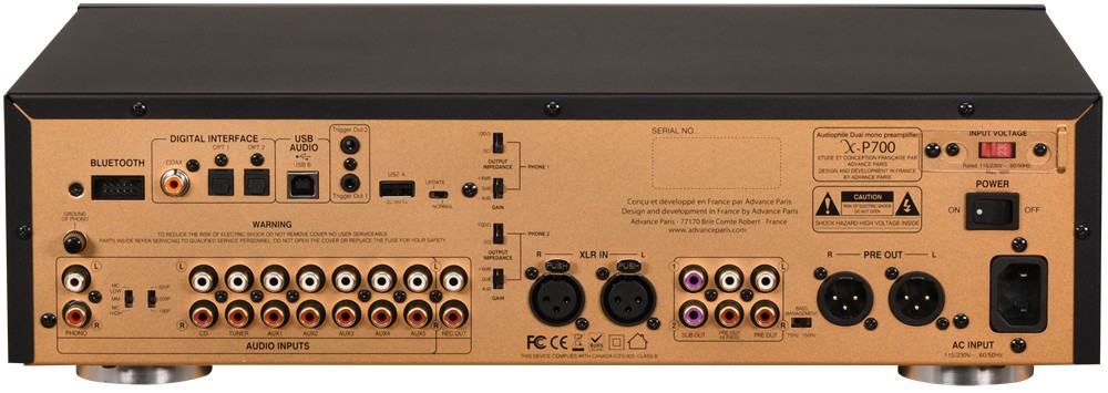 Advance Paris X-P700: Preamp with a high price-quality ratio 9 xp700 rear