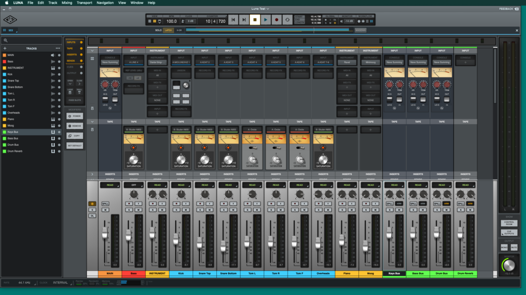 DAW Universal Audio LUNA has become free, but only for those who meet the basic conditions of use 8 Universal Audio LUNA Interface