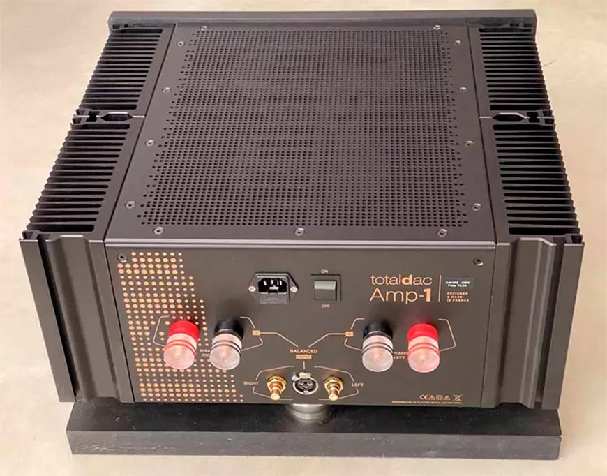Totaldac Amp-1-Sublime: Stereo amplifier or fully balanced monoblock 11 Power amplifier Totaldac Amp-1-sublime