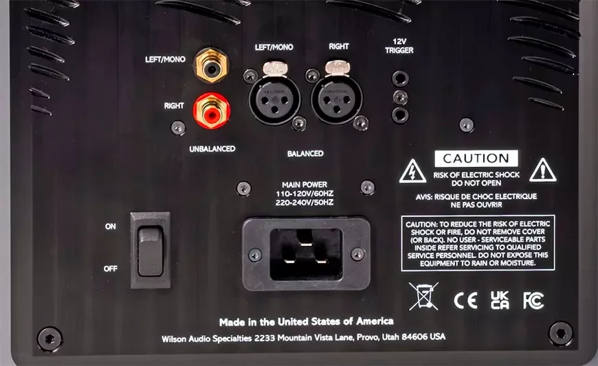 Wilson Audio Submerge: 1.6 kW active subwoofer 10 Wilson Audio Submerge active subwoofer