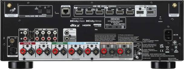 Denon AVR-S970H: Relatively inexpensive AV receiver unveiled 9 DENON
