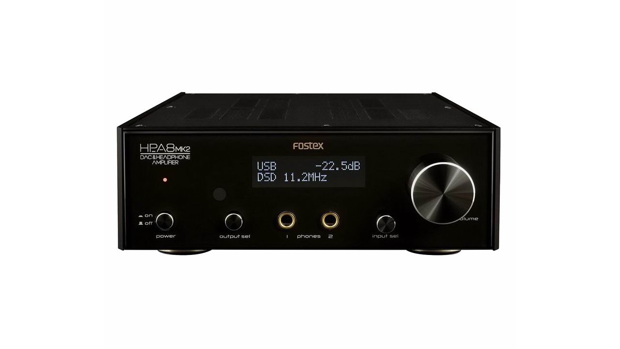 Fostex HP-A8MK2: Premium DAC based on AK4490 conversion chip 8 Fostex HP-A8MK2 Front Panel