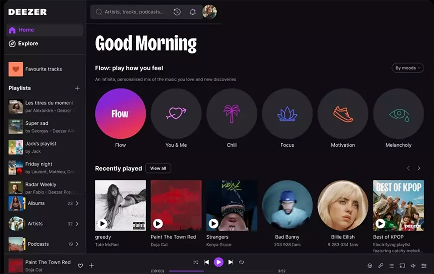 Which Hi-Res and Hi-Fi Streaming Service to choose in 2024? 9 5. Deezer HiFi