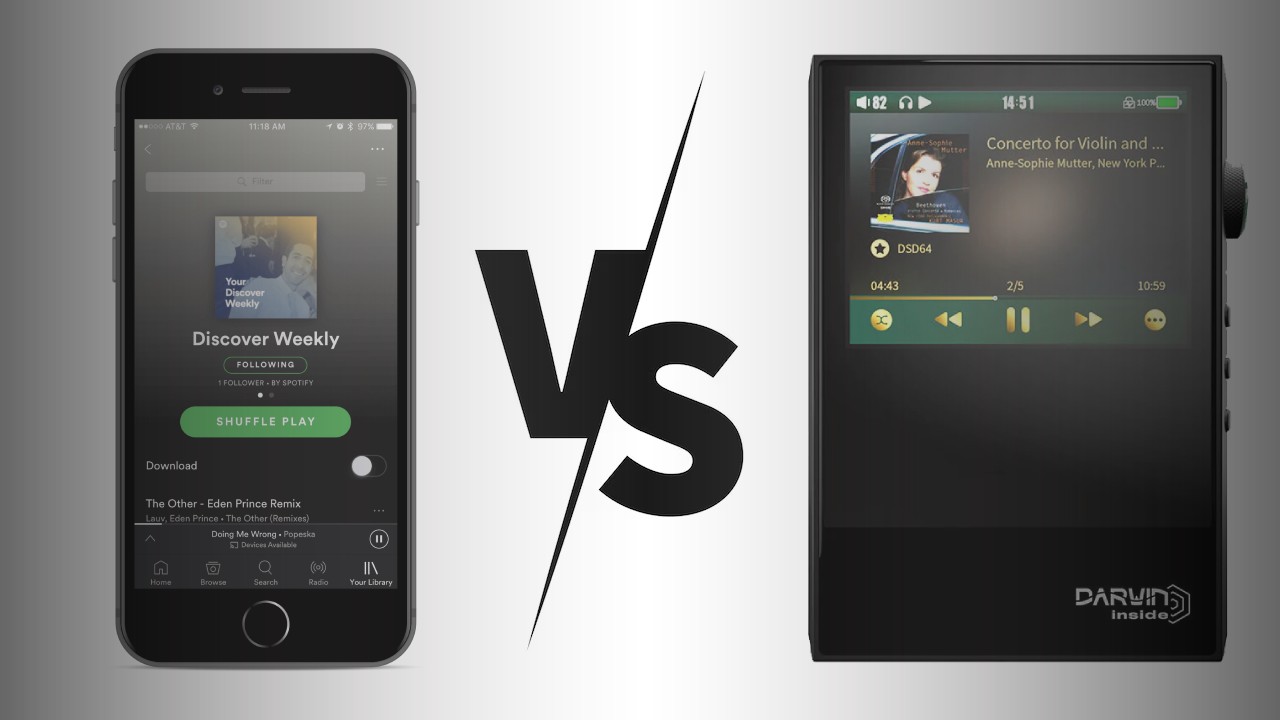 Hi-Fi Player vs Smartphone: Top 10 real reasons to switch to a player 8 Hi-Fi player vs smartphone