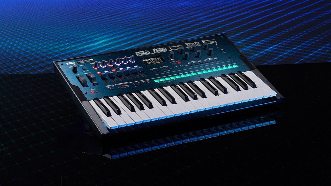 Korg opsix mk2: 64 voices for more comprehensive sound creation 8 The second generation of the synthesizer received a minimum of changes.