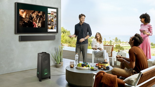 Samsung MXT40 can be useful for meetings and small parties Samsung MXT40 Diseno