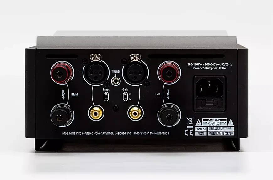 Mola Mola Perca: Stereo power amplifier with NCORE technology 10 Mola Mola Perca Stereo Power Amplifier
