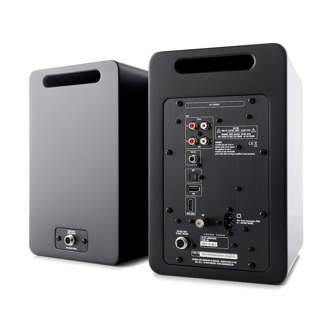 Argon Audio Forte A5 MK2: Elegant and high-performance active speakers 9 ARGON AUDIO FORTE A5 MK2