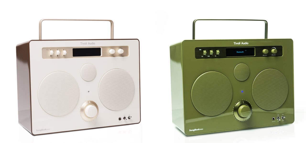 Tivoli Audio SongBook and SongBook MAX: New Bluetooth speakers with retro flair 8 Tivoli Audio's SongBook MAX is the larger of the two new audio systems