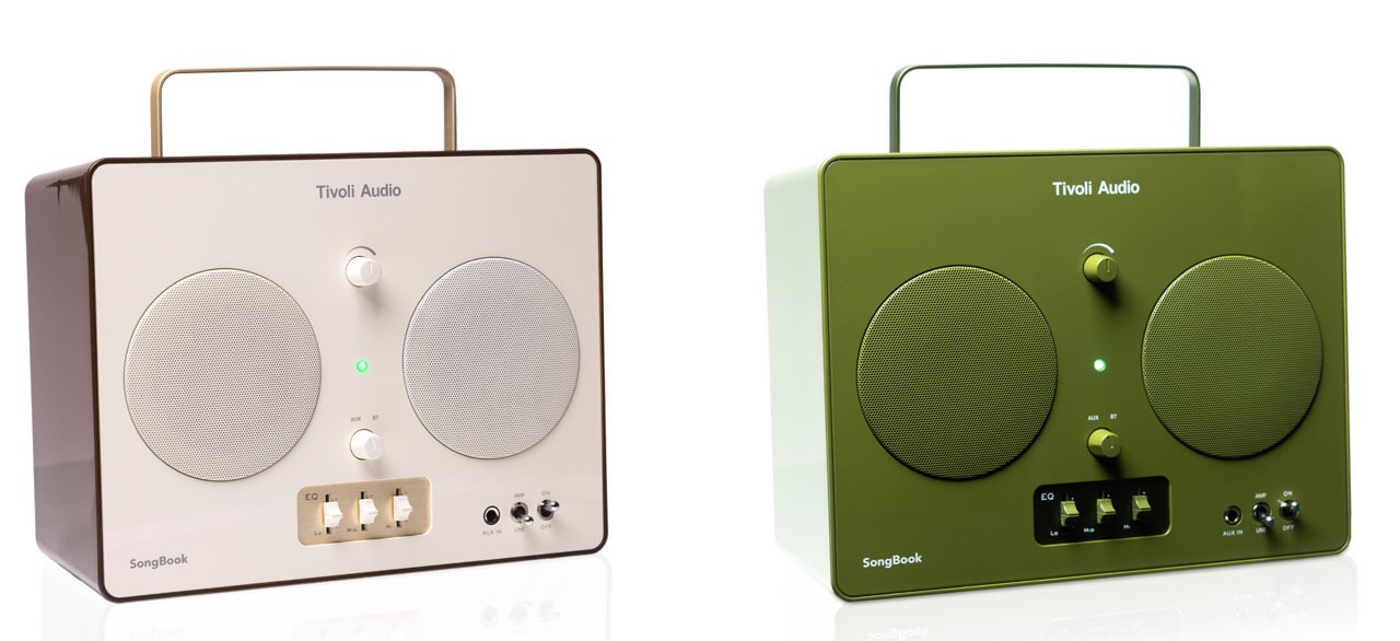 Tivoli Audio SongBook and SongBook MAX: New Bluetooth speakers with retro flair 9 Tivoli Audio's SongBook is lighter and smaller, but does not have a broadcast receiver