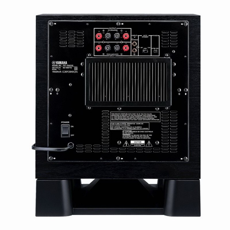 Yamaha YST-SW315: Uncompromising subwoofer 9 Yamaha YST-SW315