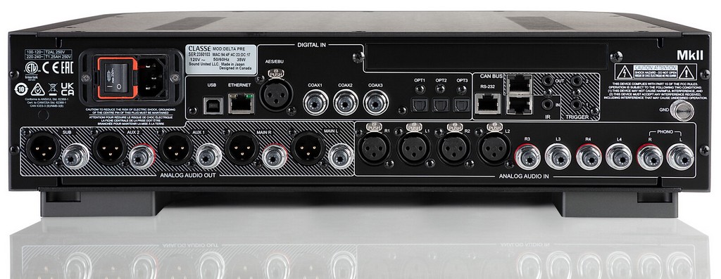 Classé Delta PRE MK II Preamp: Now with HEOS 10 low classe deltaseries delta pre mkii stereopreamp black 112243 01 studiob