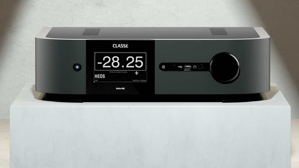 Classé Delta PRE MK II Preamp: Now with HEOS 9 low classe deltaseries mkii pre render dec2020