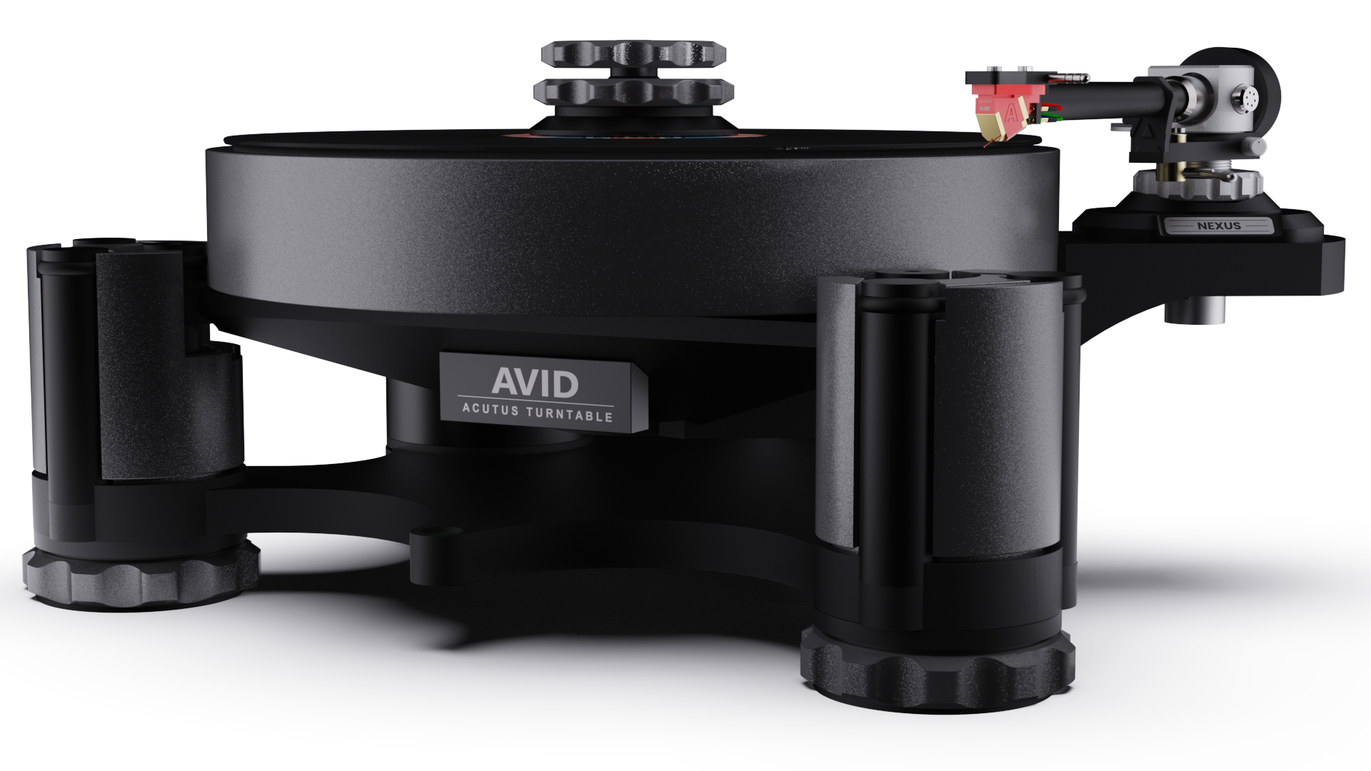 AVID Acutus Dark Iron hand built turntable launched 9 Acutus Dark Iron ALPHA HD.1482