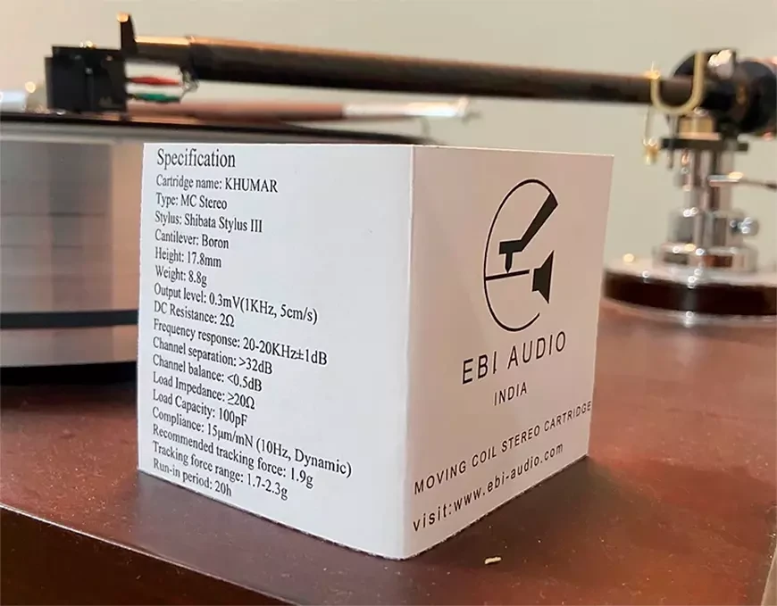 EBI Audio Khumar: High-quality MC phono cartridge from India 9 EBI Audio Khumar MC cartridge