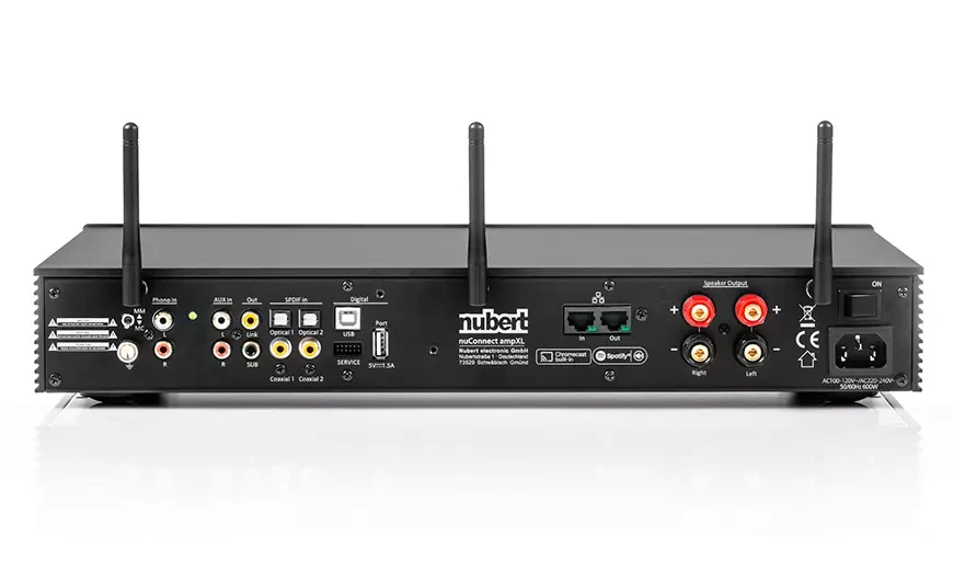 Nubert nuConnect ampXL is a network integrated amplifier that fully supports TIDAL Connect 10 Network integrated amplifier Nubert nuConnect ampXL