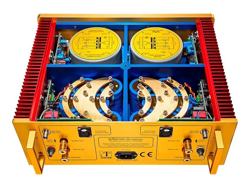 Anniversary edition of the Dartzeel NHB-18NS preamp and NHB-108 Model Two power amplifier 11 Dartzeel NHB-108 Model Two 25 Anniversary Edition Stereo Power Amplifier