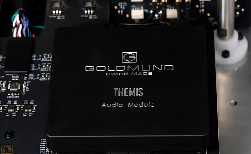 Goldmund Mimesis Excellence: preamplifier built on the new Themis modules 10 Innovative Themis amplifier modules