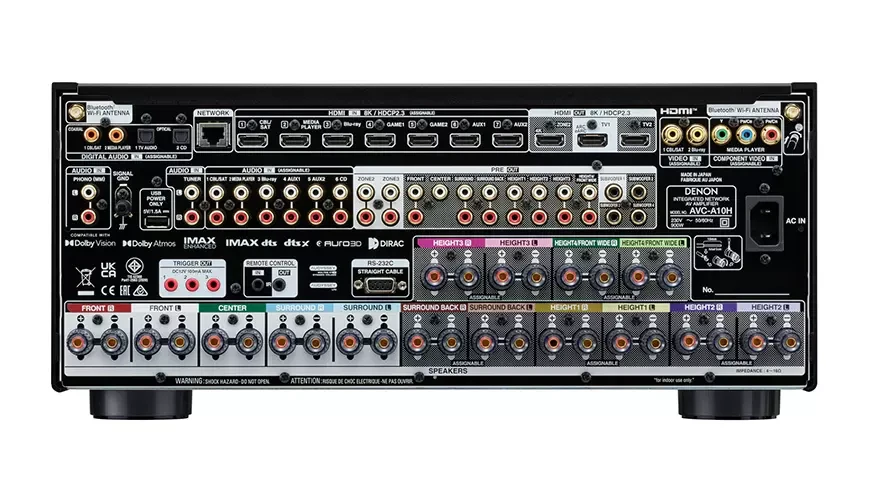 Denon AVC-A10H: A solid choice for your next AV receiver upgrade 11 AV amplifier Denon AVC-A10H