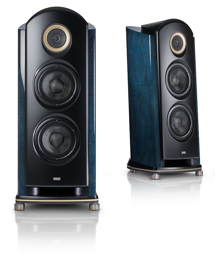 TAD-R1TXLTD speakers in aquamarine finish will be released in a limited edition of 25 pairs 8 Reference TAD-R1TXLTD floorstanders in Santa Maria aquamarine finish