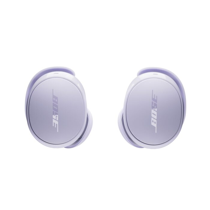 Bose QuietComfort Earbuds_05-1920x1920x Purple complements black and white; source: Bose