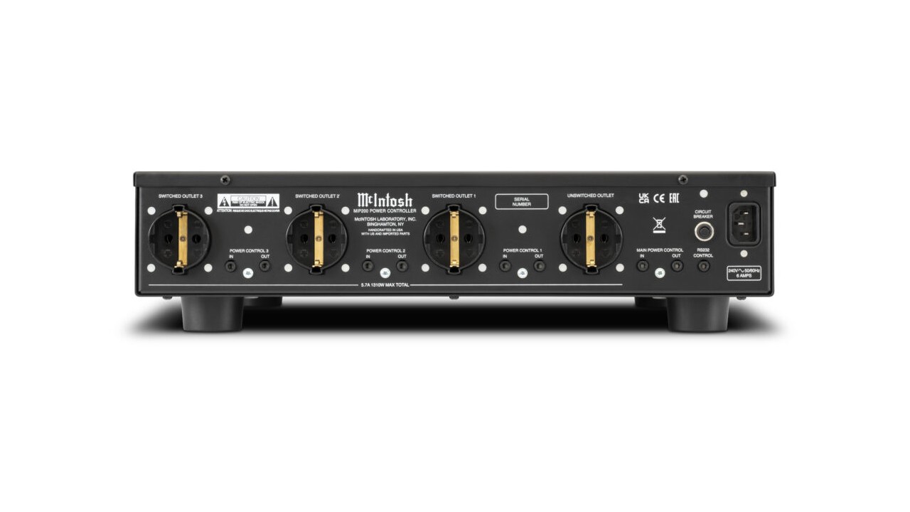 McIntosh MIP200: Compact surge protection solution unveiled 8 MIP200 Rear panel