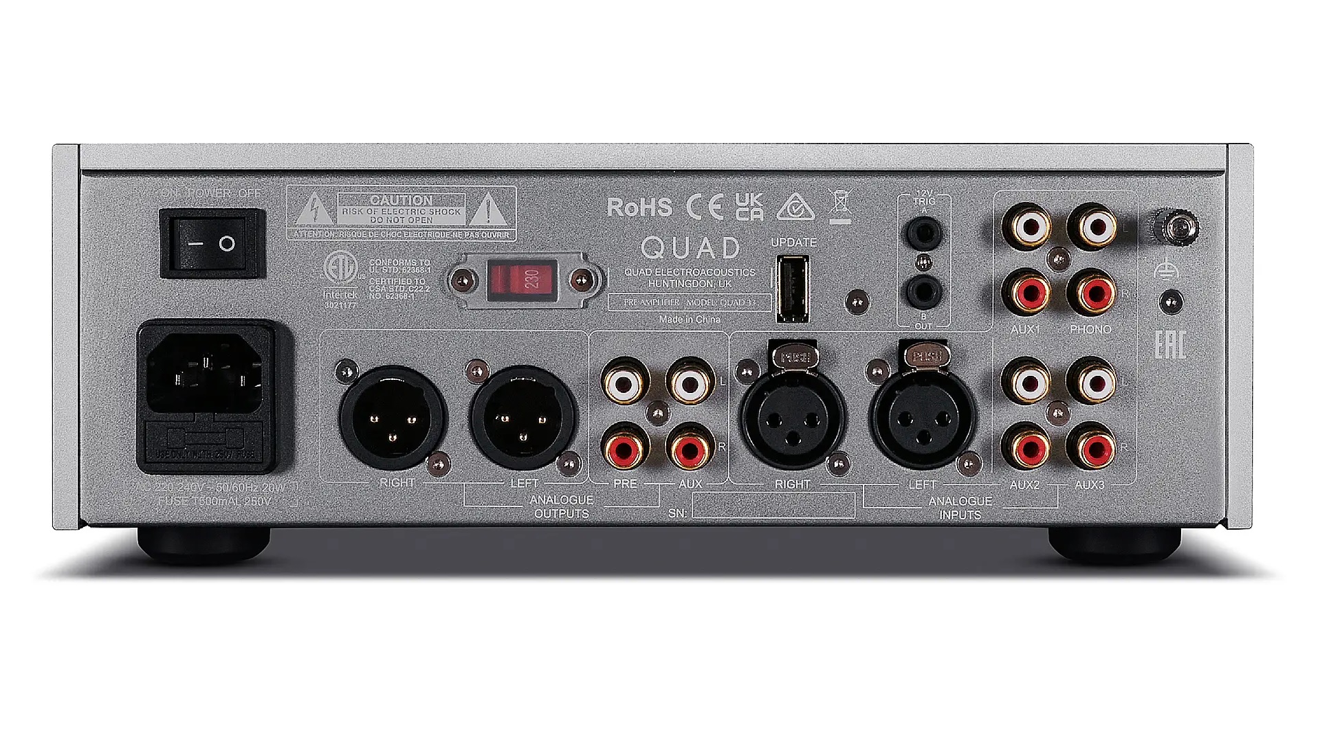 The Quad 33 preamplifier and 303 power amplifier have been reintroduced in an updated version 14 20241018175503 2024 10