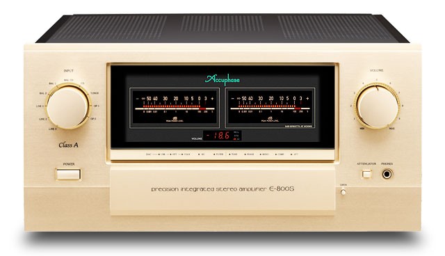Accuphase E-800S: Class-A precision integrated stereo amplifier 8 Accuphase E-800S adopts the Balanced AAVA volume control circuit which reduces noise levels by about 10% compared to previous models.