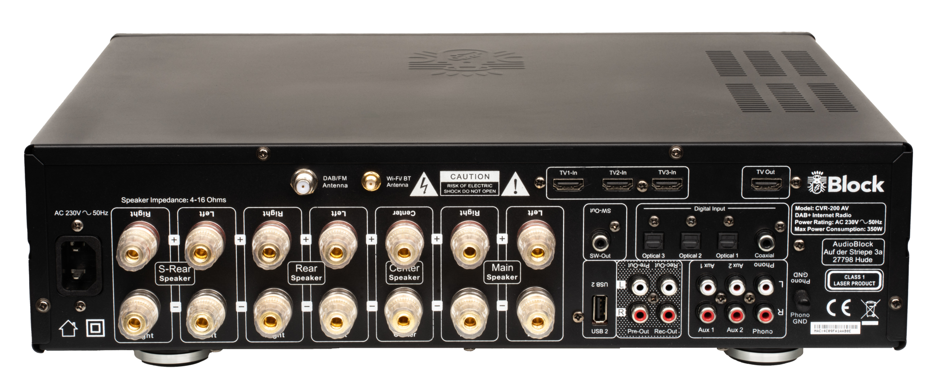 Block CVR-200 AV: Powerful AV Receiver with BluRay transport and streaming functions 10 20241203201031 2024 12 03 AudioblockCVR