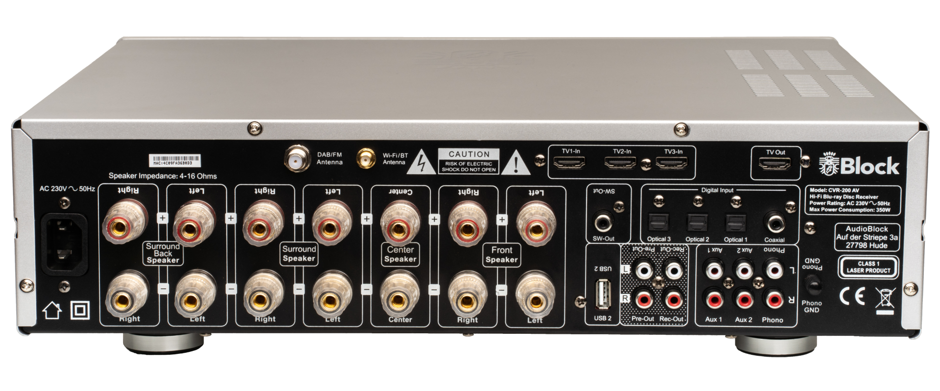 Block CVR-200 AV: Powerful AV Receiver with BluRay transport and streaming functions 11 20241203201031 2024 12 03 AudioblockCVR