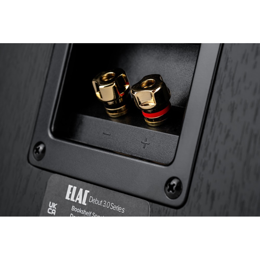 ELAC Debut B6.3: High-quality speakers offered at a remarkably reasonable price 10 ELAC Debut 3.0 B6.3 Inputs