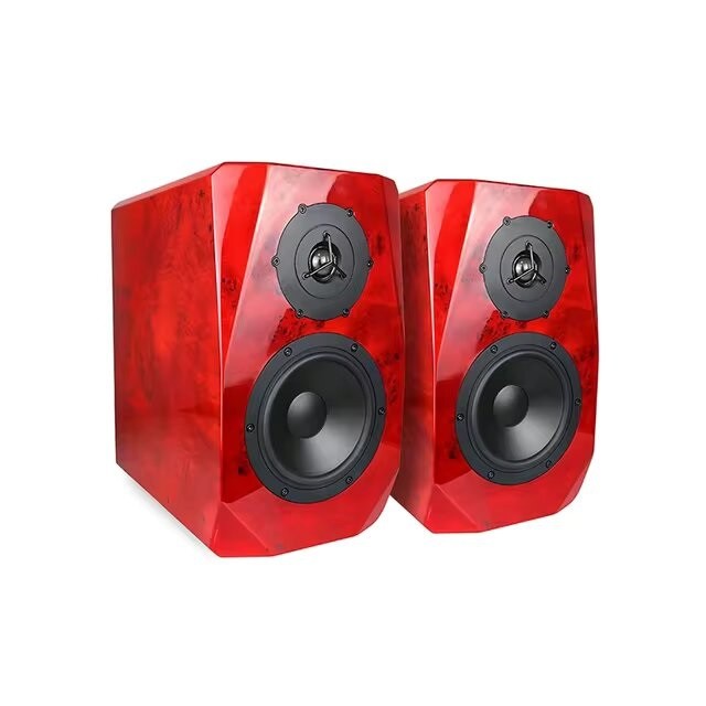 Musician Knight 1: Elegantly crafted bookshelf speakers 8 High frequencies are reproduced by a 28-core silk diffuser with a special adhesive coating, which adds sophistication and purity to the sound.