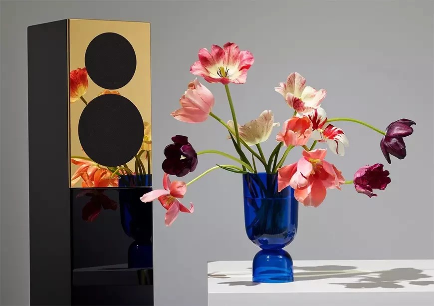Houchmand M1: The Ultimate High-End Audio System with Luxury Finishes and Cutting-Edge Technology 10 The Houchmand M1 speakers, measuring 103 x 19 x 25 cm (H x W x D), are active three-way speakers with a coaxial midrange/tweeter driver