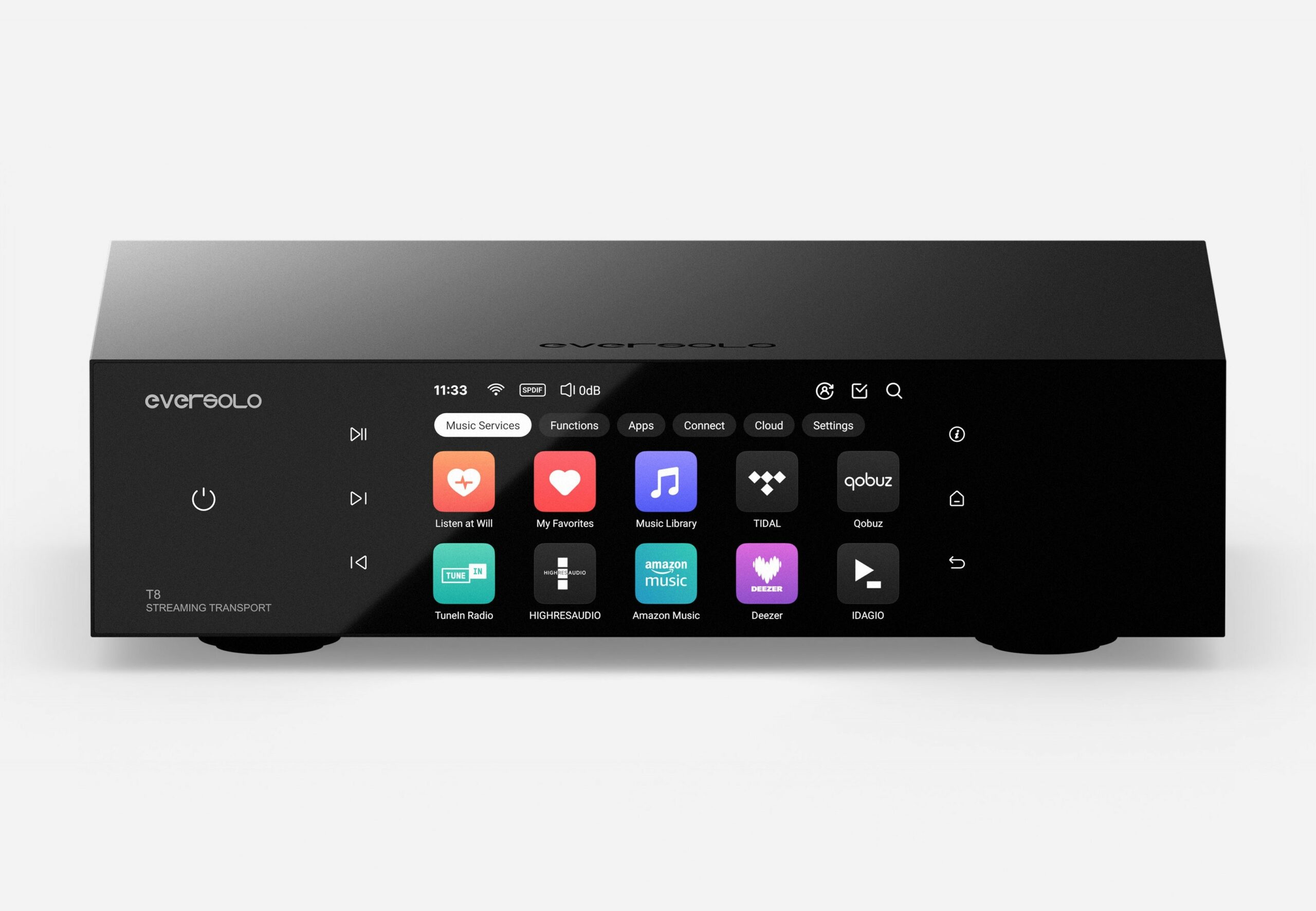 Eversolo T8: High-End Network Transport for Hi-Res Streaming 9 Eversolo T8