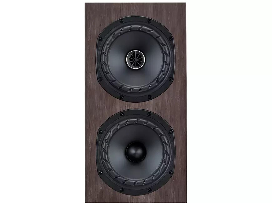 Fyne Audio F55E: Affordable Scottish Floorstanders with High-End IsoFlare Technology 9 Despite its compact size, the speakers promise impressive performance thanks to a 5-inch IsoFlare driver and a downward-firing port with a BassTrax Tractrix diffuser.