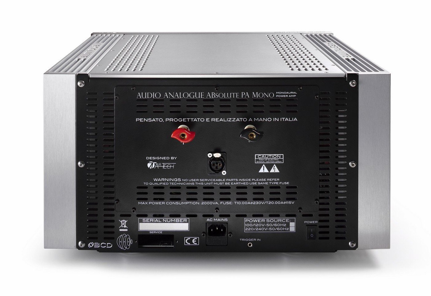 Audio Analogue ABSolute PA Mono: 500W Class AB Reference Mono Power Amplifier 11 20251218222937 2025 12