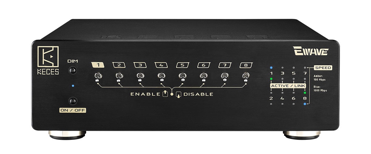 Keces Ewave Audio Network Switch: OCXO-Clocked Audiophile Ethernet Switch 8 20251230162120 2025 12