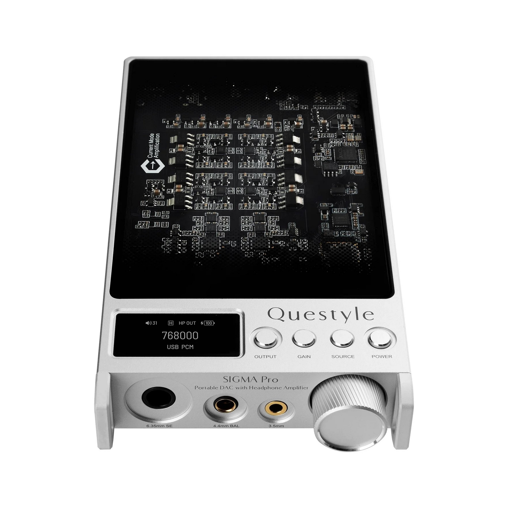 Questyle Sigma Pro: Portable Power Without Compromise 10 The amplifier section is built on four fully discrete stages with Current Mode, a proprietary technology.