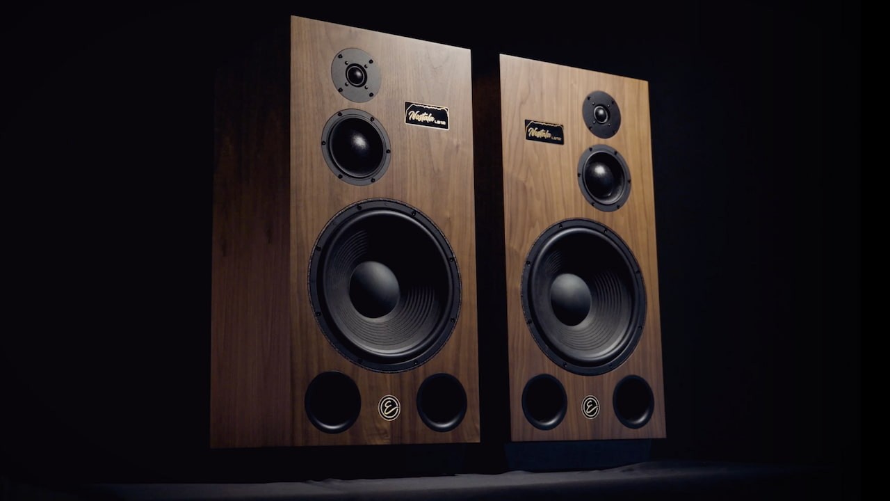 Emotiva Nostala LB12: Retro-Inspired Floorstanding Speakers with Modern Power 8 The speaker cabinet is crafted from HDF panels and finished in natural walnut veneer, offering a distinctly classic feel without looking like a thrift store find.