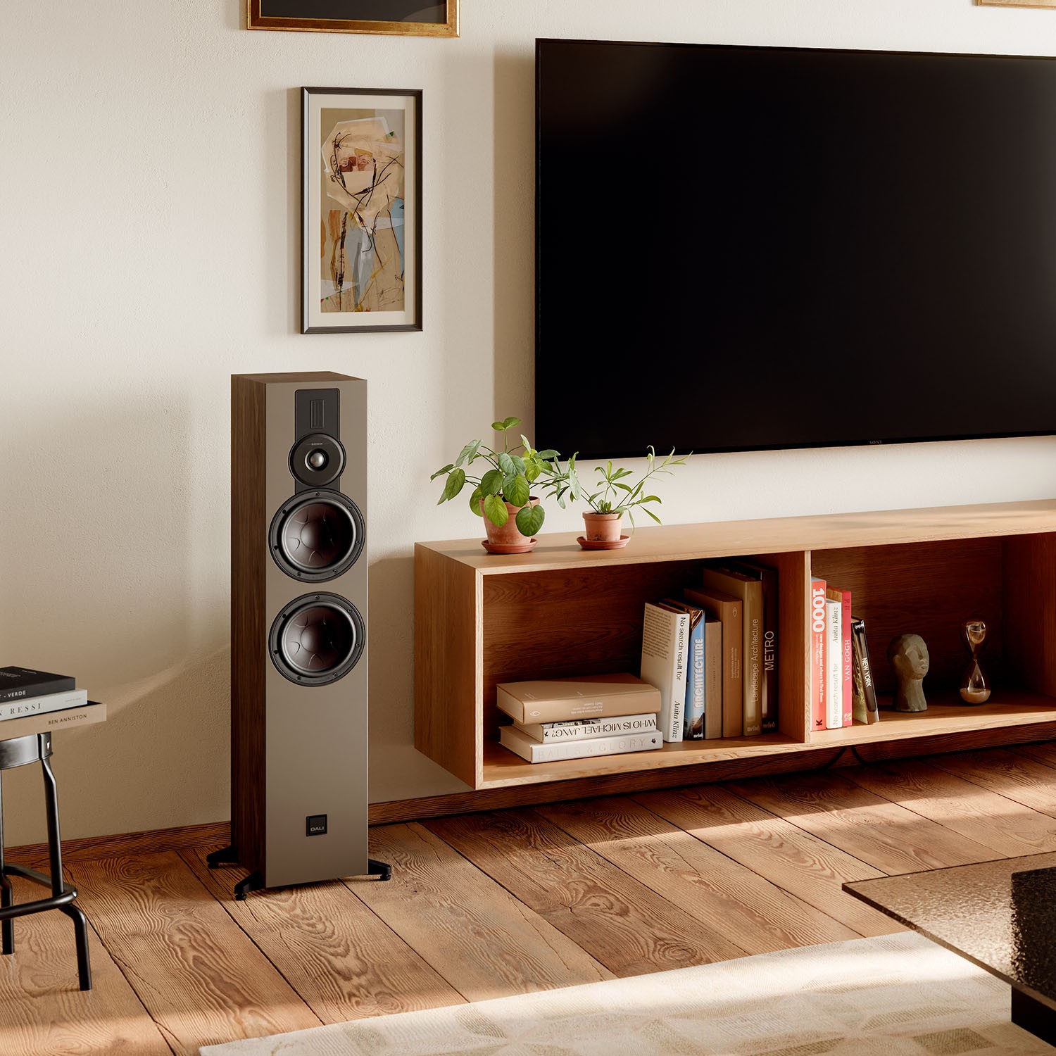 DALI SONIK 7: Perfectly balanced floorstander for music and movies 9 Powerful and stylish floor speaker with great hi-fi sound for music and home cinema