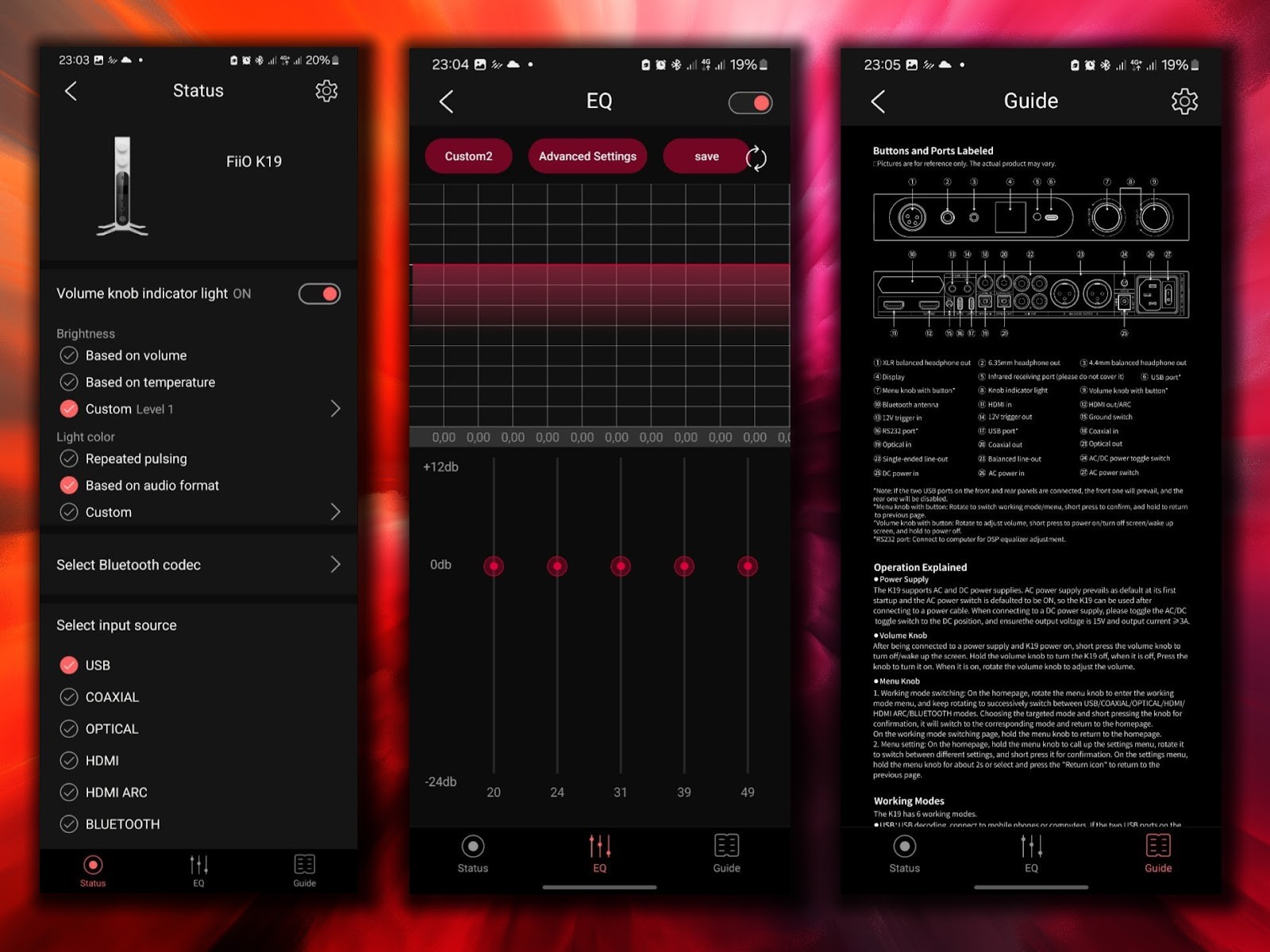 FiiO K19 Review: A No-Compromise Flagship DAC & Headphone Amplifier 14 Of course, the top-end stationary from FiiO has support for the FiiO Control application.