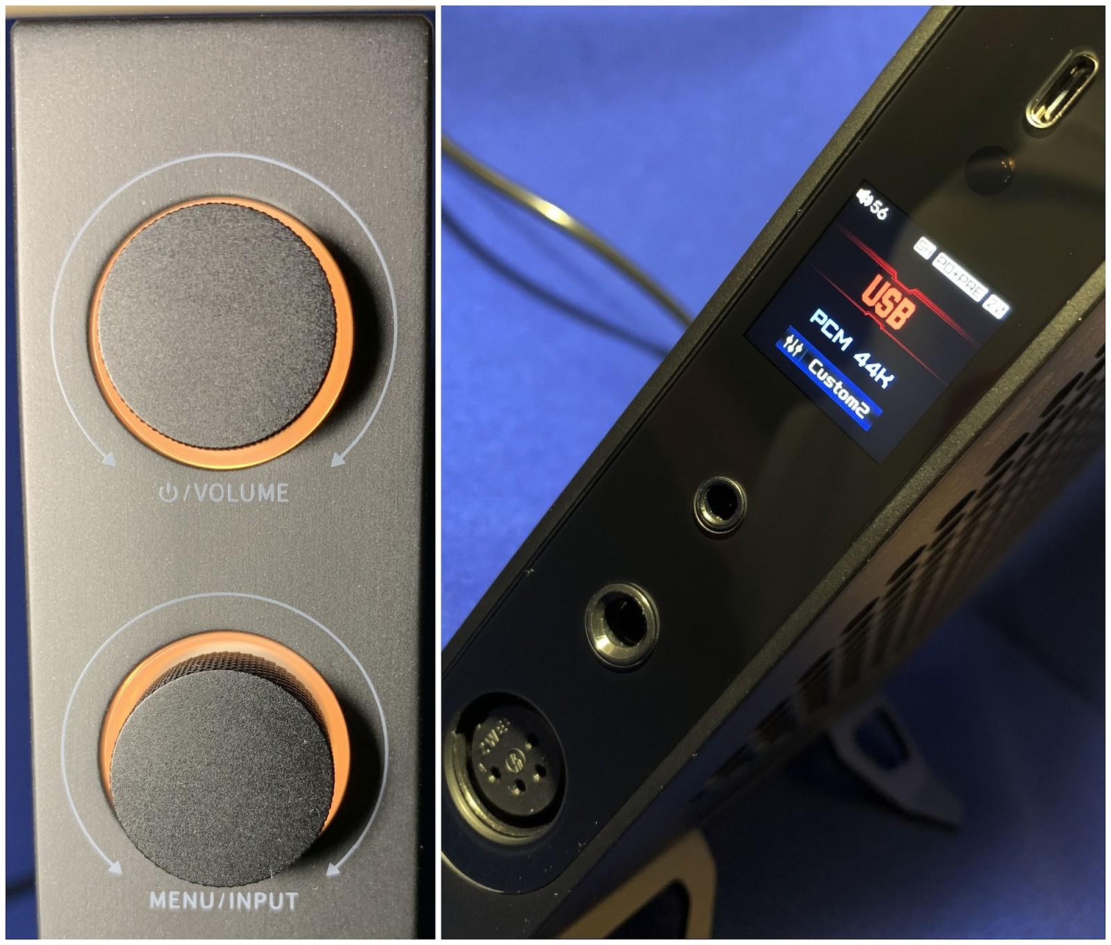 FiiO K19 Review: A No-Compromise Flagship DAC & Headphone Amplifier 13 To turn on the device, you need to briefly press the top wheel, to turn off the screen - also a short press, and to turn off - hold for 3 seconds. Extremely simple and ingenious.