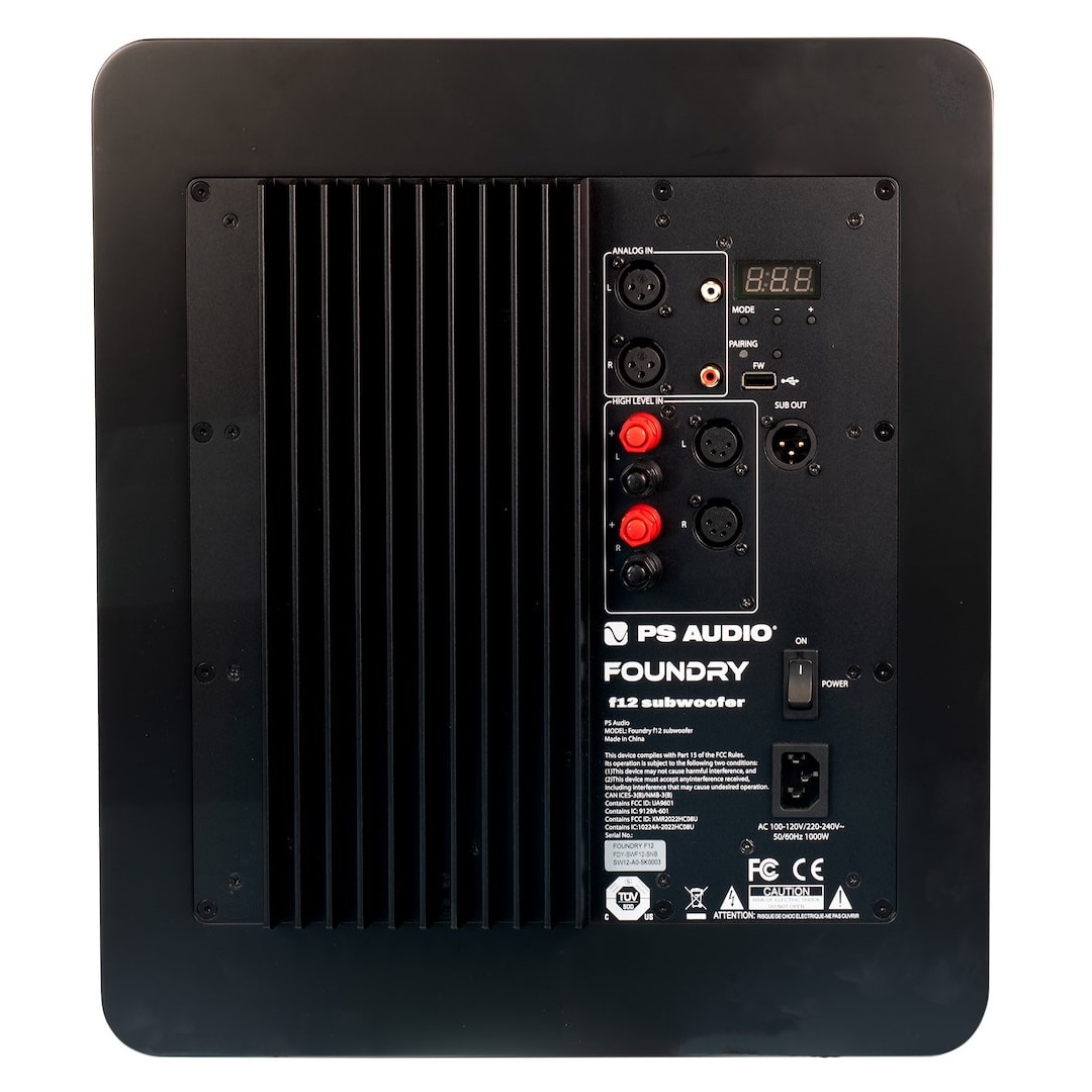 PS Audio Foundry F12: Sealed Subwoofer Focused on Control and Accuracy 12 20260129171150 2026 01