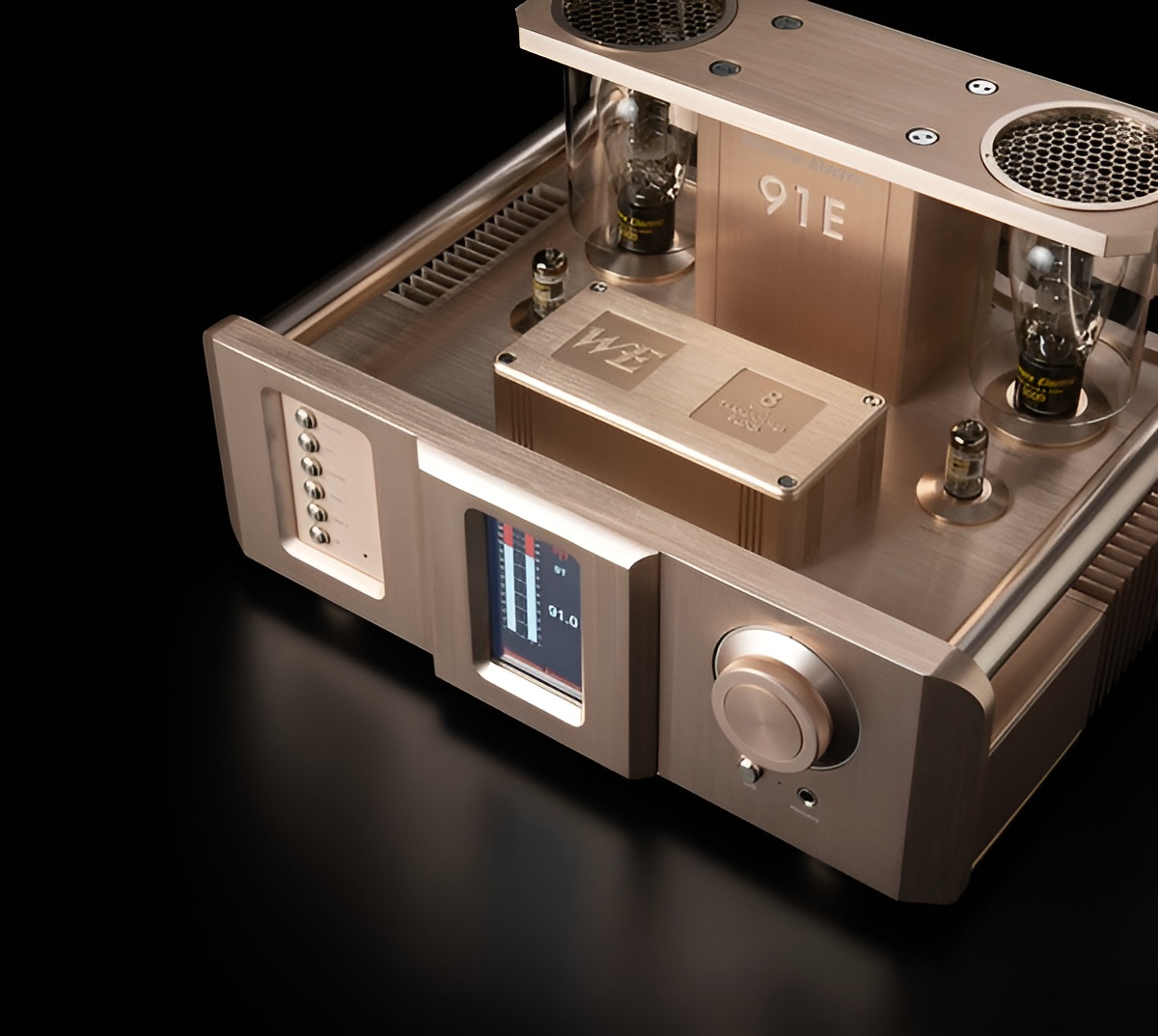 Western Electric Type 91E: The Ultimate 300B Integrated Tube Amplifier Reborn 11 The transformers are also noteworthy: the power transformer uses an internal toroidal transformer, while the output transformer is a single-impedance transformer with a fixed impedance